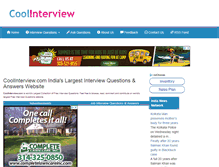 Tablet Screenshot of coolinterview.com